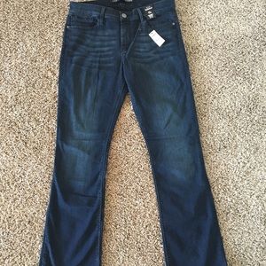Express Dark Wash Bootcut Jeans